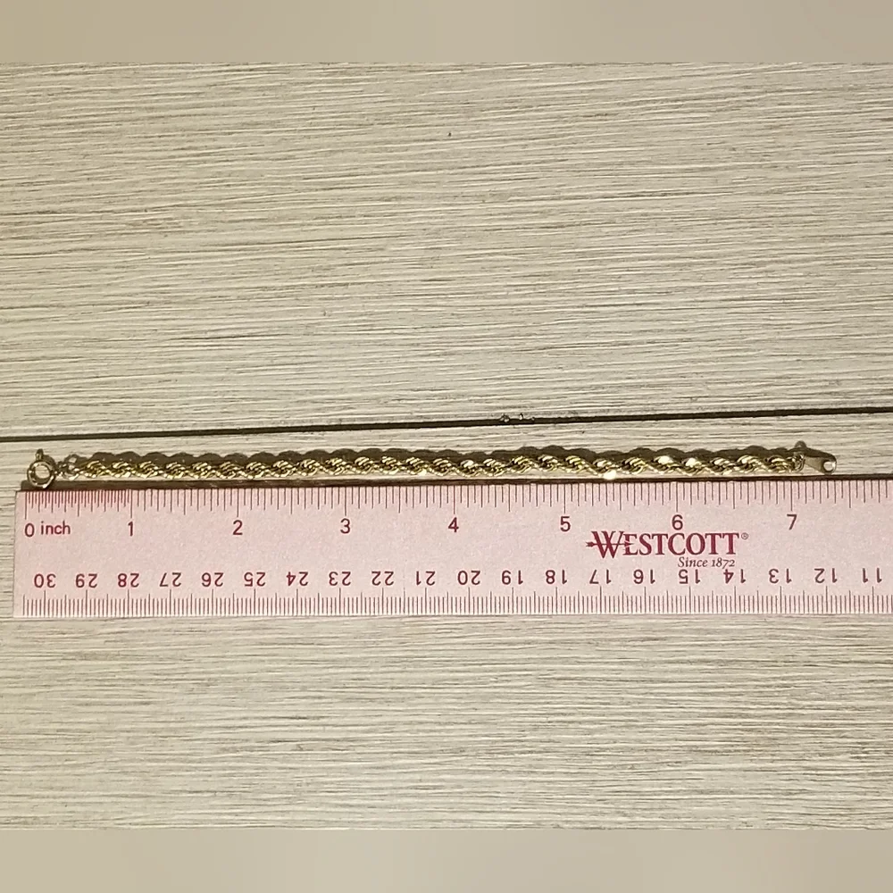Golden Rope Bracelet - Picture 2 of 3